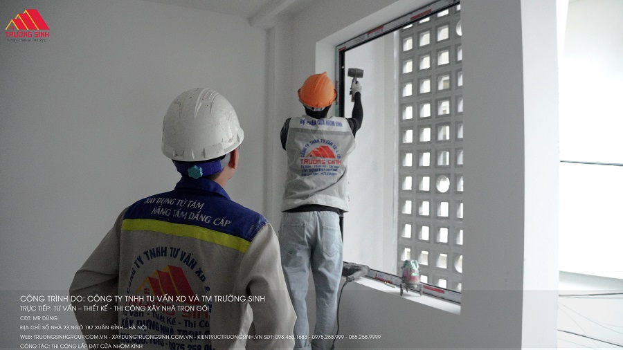 Kinh nghiệm chọn đơn vị thi công lắp đặt cửa nhôm kính